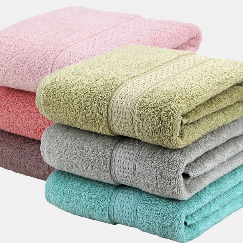 Pure Cotton Super Absorbent Large Towel Bath Towel - Velora Home Deco
