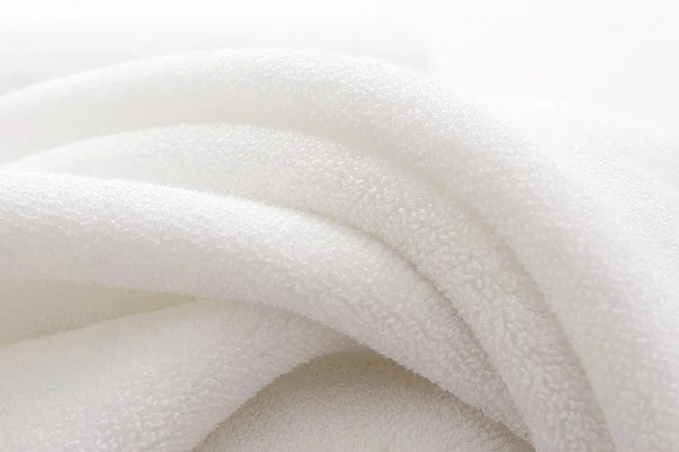 Large Hotel White Cotton Bath Towel for Adults SPA Sauna Beauty Salon Towels Bedspread Bathroom Beach Towel 6 sizes - Velora Home Deco