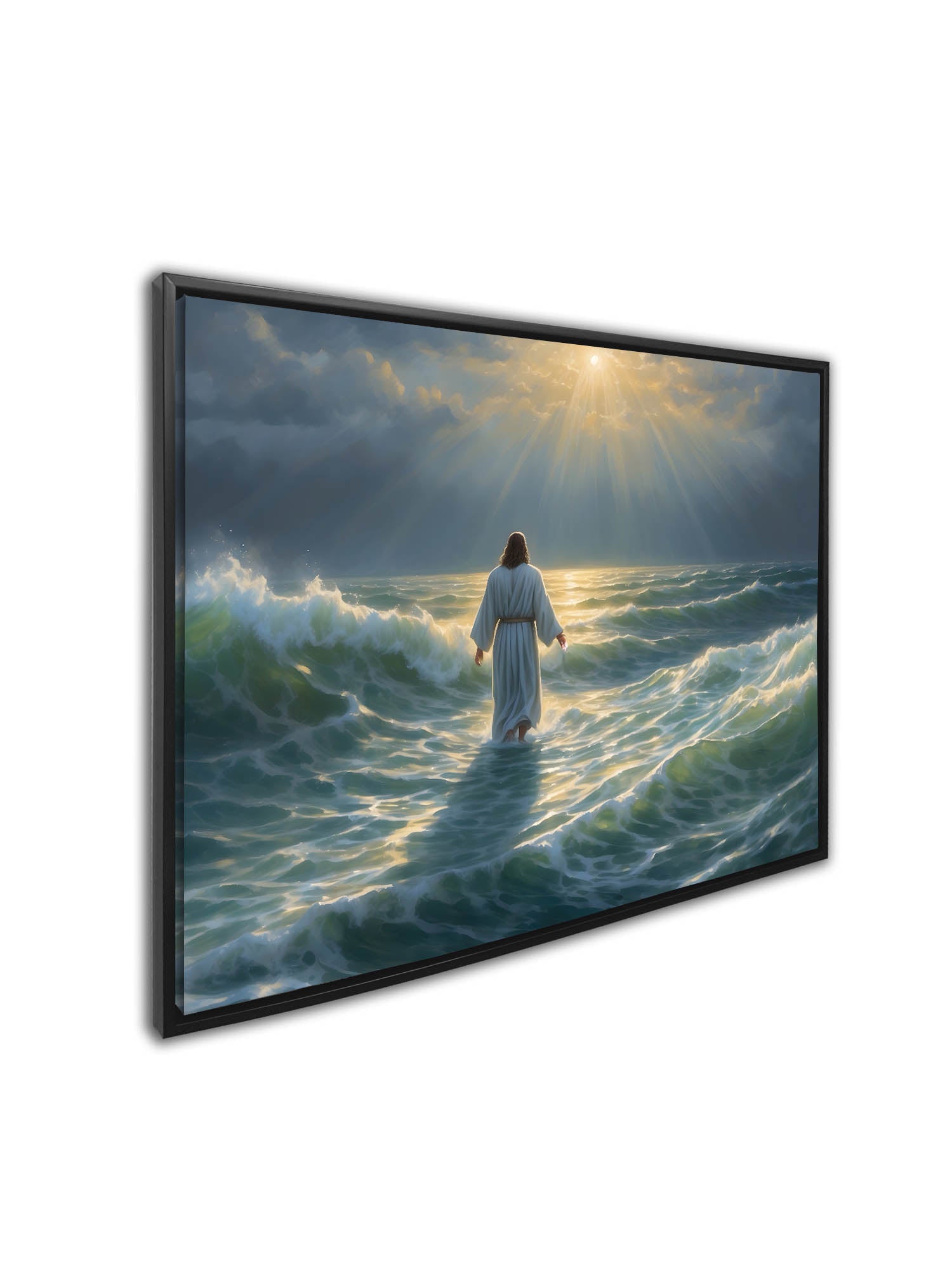 Jesus walks on water-Christ Wall art